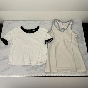 Old Navy Active Forever 21 Tops Womens S Lot Of 2 Workout Pullover Shirts​​